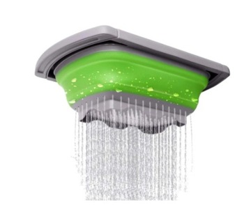 Складной дуршлаг, выдвижной силиконовый дуршлаг, кухонное сито.