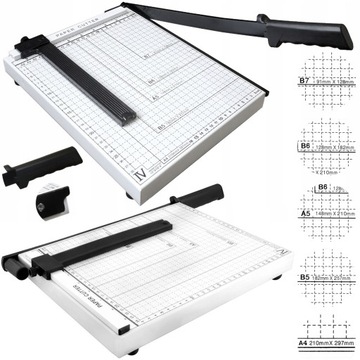 ГИЛЬОТИНА ДЛЯ РЕЗКИ БУМАГИ, ПРОЧНЫЙ МЕТАЛЛ, мерка для столешницы, B7-A4, САМОЗАТОЧИВАЮЩАЯСЯ