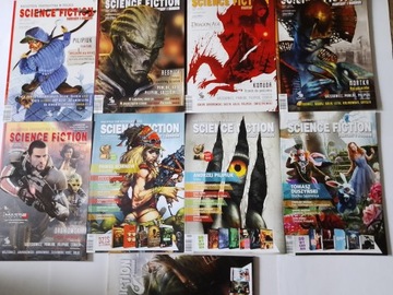 Science Fiction Fantasy i Horror Miesięcznik Magazyn 2009-2010 9 sztuk NOWE