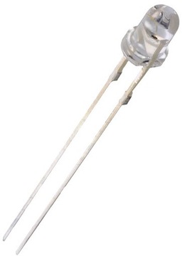 10x Dioda LED 3mm, 12V, YELLOW 585-595nm, 30°