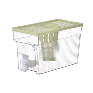 Портативный диспенсер для напитков Clear Зеленый чайник