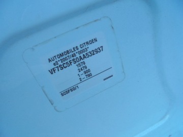 BLATNÍK ČTVRTKA KAROSÉRIE CITROEN C3 II DOKLADY