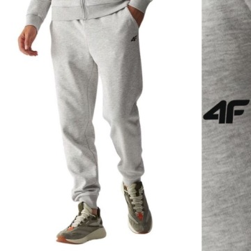 SPODNIE MĘSKIE 4F DRESOWE SPORTOWE JOGGERY DRESY NA CO DZIEŃ