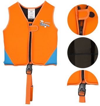 ЖИЛЕТ ДЛЯ ОБУЧЕНИЯ ПЛАВАНИЮ ДЛЯ ДЕТЕЙ 3-6 лет В БАССЕЙНЕ В ВОДЕ 19-30кг КАПОК