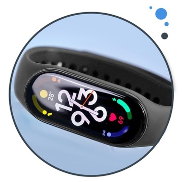 ГИБРИДНОЕ СТЕКЛО для XIAOMI MI BAND 7 (лучше ЗАЩИТНОЙ ФОЛЬГИ для BAND)