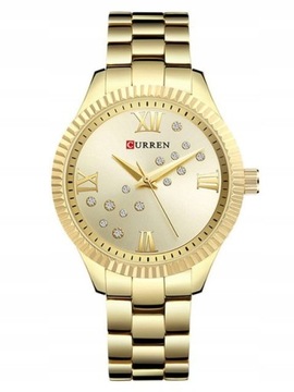 ZEGAREK DAMSKI CURREN + BOX ZŁOTY