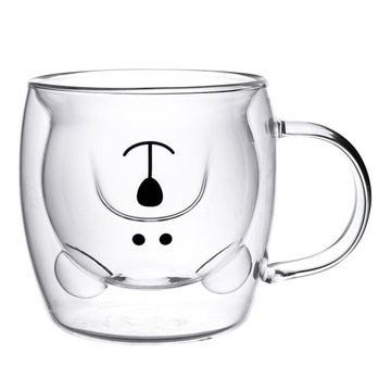 Termiczny Kubek Z Uchwytem Do Kawy Soku 260ml Miś Altom Design
