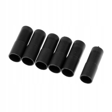 Partie 6 plastikowych trwałych końcówek linki