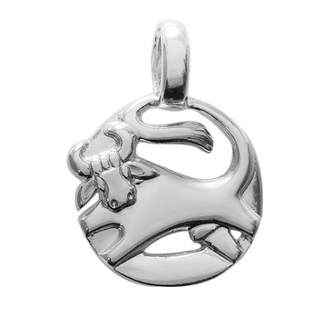SREBRNY WISIOREK ZNAK ZODIAKU BYK PRÓBA 925