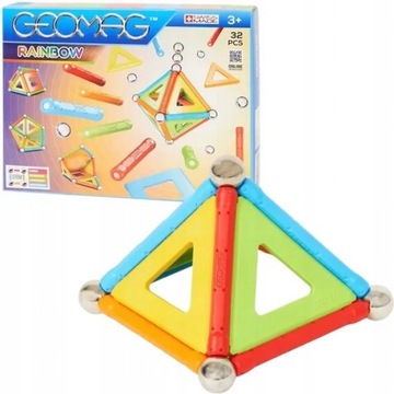 Магнитные блоки Geomag Rainbow 32 элемента