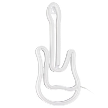 Gitara neon kolorowy zasilany z baterii USB