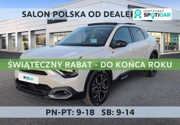 Citroen 2023 Citroen C4X e-C4 X EV136 50kWh Shine SalonPL FVat Od Reki Niski Przebieg