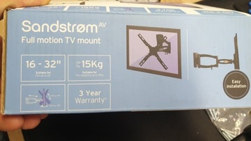 Настенное крепление для телевизора Sandstrom SFMS14 15 кг