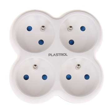 PRZEJŚCIÓWKA ADAPTER 16A GNIAZDKA ROZGAŁĘZIACZ x4