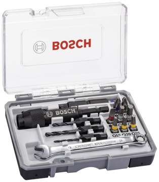 Bosch zestaw bitów i pogłębiaczy do drewna 20 szt