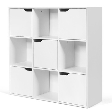 Regał 90 cm x 90 cm x 29 cm biały