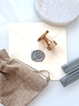 Штамп восковой 25мм ЛАТУНЬ с Вашим логотипом, текстом и графикой