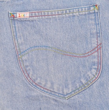 LEE spodenki high blue jeans MOM SHORT _ W28