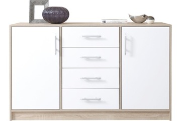 Komoda szafka do salonu duża 140 cm z szufladami