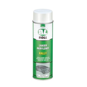 Lakier akrylowy Boll 0010127 Rally biały połysk 500 ml