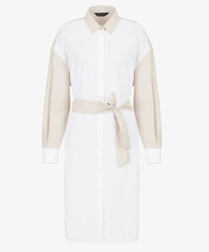 Armani Exchange sukienka 3RYA22 YNWQZ 71AG biały M