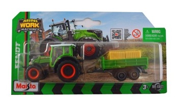 MAISTO Traktor Fendt 209 z przyczepą