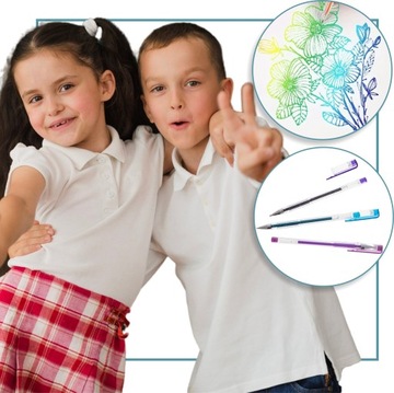 Ручки с блестками, гелевая ручка с блестками School Layette, 25 цветов