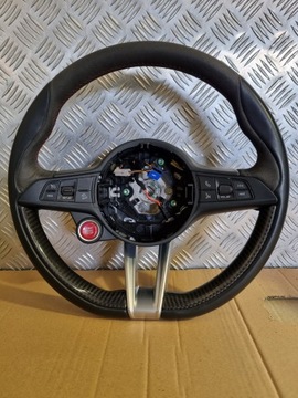 РУЛЕВОЕ КОЛЕСО ALFA ROMEO STELVIO QV КАРБОН АЛЬКАНТАРА