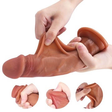 Bardzo realistyczne dildo, które można głaskać