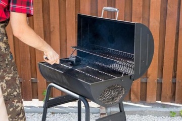 Szczotka do grilla BBQ 3 w 1 skrobak uchwyt gąbka Absolu Chic poręczna mała