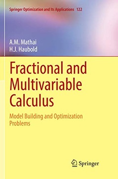 Haubold, H.J. Fractional and Multivariable Calculus: Model Building and Opt