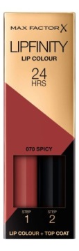 Помада для губ Max Factor Lipfinity + верхнее покрытие (070)