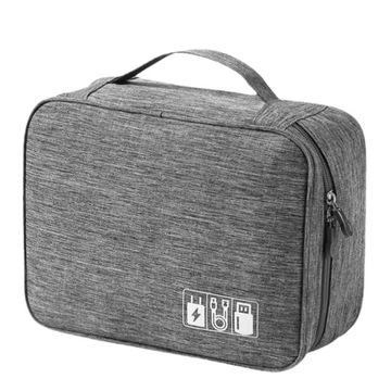 Organizer na kable ładowarki podróżna torba ETUI elektronikę pojemnik
