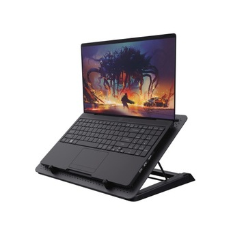 ПОДСТАВКА ДЛЯ НОУТБУКА 17,3 ДЮЙМА С ОХЛАЖДЕНИЕМ USB И СВЕТОДИОДНОЙ СВЕТОДИОДНОЙ СВЕТОДИОДОЙ