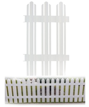 POLSKI MEGA PŁOTEK z tworzywa PCV Wys. 81cm BIAŁY