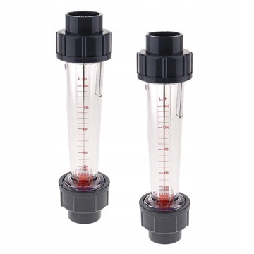 2 Pieces Water Liquid Measuring Tube Rotameter