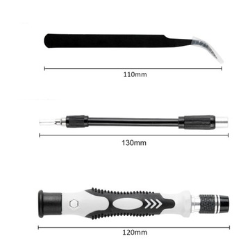 Набор универсальных отверток MEGA PRECISION. Отвертки TORX, биты 115 в 1.