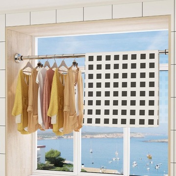 Телескопическая вешалка для одежды Регулируемая вешалка для гардероба Нержавеющая сталь 35 см 55 см