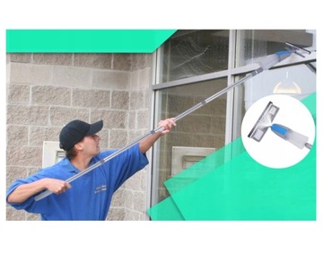 ТЕЛЕСКОПИЧЕСКИЙ ИНСТРУМЕНТ ДЛЯ МЫТЬЯ ОКОН ФОТОВОЛЬТНЫЕ ПАНЕЛИ 3в1 С РАСПЫЛИТЕЛЕМ