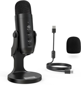 PROFESJONALNY MIKROFON USB POJEMNOŚCIOWY ZEALSOUND