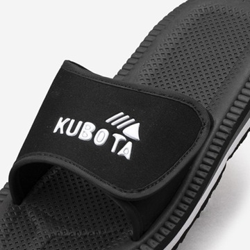 ЖЕНСКИЕ ТАПОЧКИ KUBOTA на липучке 43 ЧЕРНЫЕ ЛЕГКИЕ РЕГУЛИРУЕМЫЕ ТАПОЧКИ ДЛЯ ДОМА 43