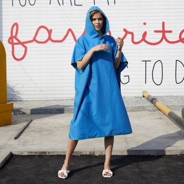 ПОНЧО С КАПЮШОНОМ ДЛЯ ВЗРОСЛЫХ ПЛЯЖНОЕ ПОЛОТЕНЦЕ ДЛЯ СЕРФИНГА