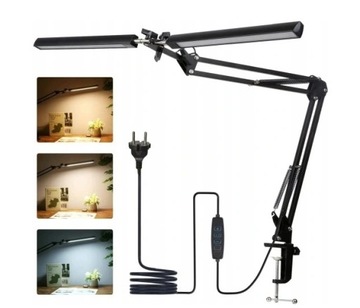LAMPKA BIURKOWA LED BIURKO LAMPA 24W USB szkolna