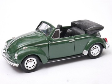 Volkswagen Beetle convertible 1:34 WELLY zielony