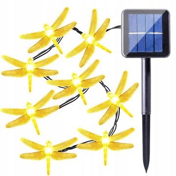 50 Led 7 M Lampki Solarne Ogrodowe Żarówka Lampa