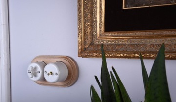 КЕРАМИЧЕСКИЙ ПЕРЕКЛЮЧАТЕЛЬ РЕТРО LOFT, УПРАВЛЯЮЩИЙ ЖАЛЮЗИ