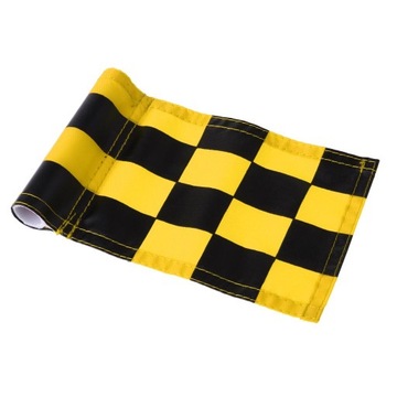 2 флага для гольфа, практика установки флага,