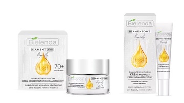 BIELENDA DIAMENTOWE LIPIDY ZESTAW KREM 70+ p/OCZY
