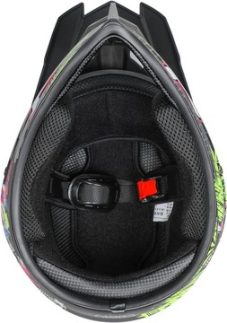 KASK MOTOCYKLOWY CROSSOWY LEKKI ENDURO QUADA + GOGLE + RĘKAWICE + MASKA L