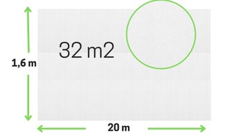 ТКАНЬ НЕТКАНАЯ WINTER WHITE AGR 50г 1,6х20м ДЫХАТЕЛЬНЫЙ ЛЕГКИЙ УНИВЕРСАЛЬНЫЙ ПОКРЫТИЕ